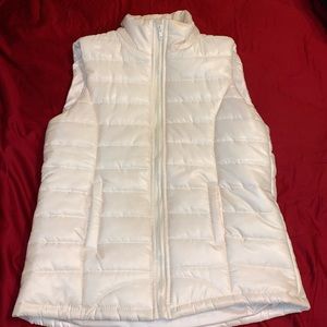 Cream colored vest